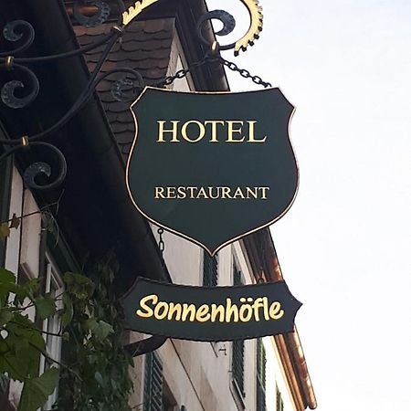 Hotel & Restaurant Sonnenhoefle Sommerhausen Eksteriør bilde